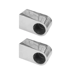 SOPORTE P/BARRAL LINEA REDONDA CROMO
