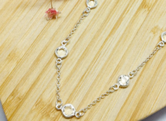 Pulseira Zirconia Media Prata 925 - Rose Craveiro