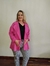 Blazer Plus Size Feminino Pink G2