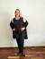 Conjunto Plus Size Feminino Lãzinha Preto 3 peças GG na internet