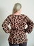Blusa Plus Size Feminina Manga Longa Animal Print. G1 na internet