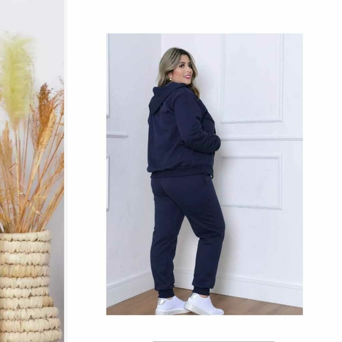 Conjunto Moletom Felpudo Comfy Feminino Plus Size GG