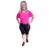 Bermuda Lisa Plus Size Dani Poliamida Preta G1 - comprar online