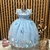 Vestido Jardim das Borboletas - Azul - Loja Mimo Dino