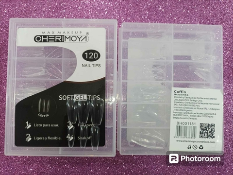 TIPS SOFT GEL COFFIN 120 PCS / CHERIMOYA # BH001181
