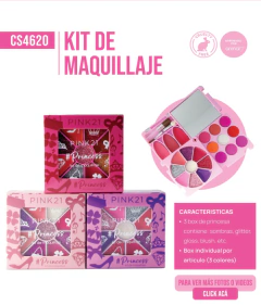 KIT DE MAQUILLAJE PRINCESS / PINK 21 # CS4620