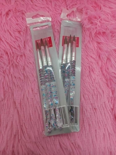 Beauty Artists Set Pinceles para Acrílico x3u - comprar online