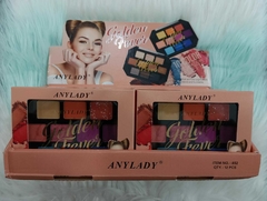 ANYLADY GOLDEN FEVER 10 COLOR EYESHADOW PALETTE / PALETA SOMBRA 10 COLOR #852 - comprar online