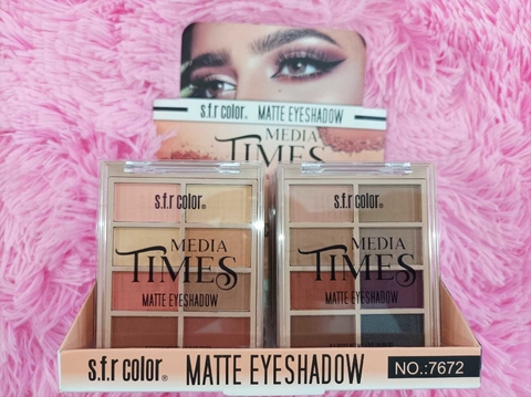 S.F.R COLOR MATTE EYESHADOW MEDIA TIMES / SOMBRA PARA OJO #7672