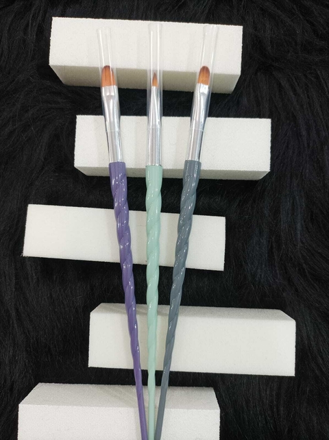 SET DE PINCEL POLIGEL X 3U /UNICON COLOR # YPL-272-35