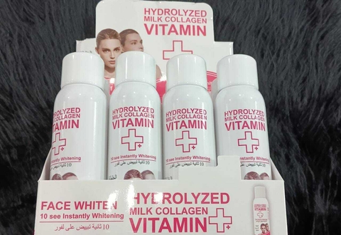 BLANQUEDOR EN AEROSOL HYDROLYZED MILK COLLAGEN VITAMIN
