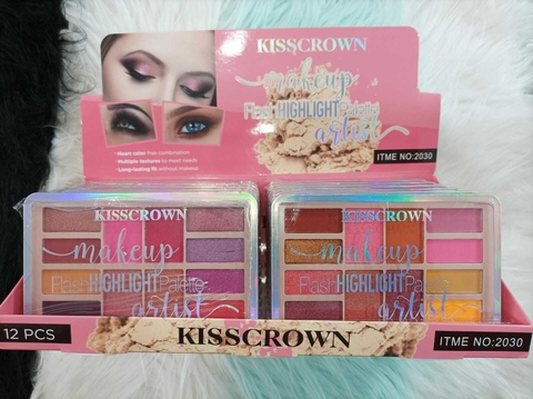 PALETA ILUMINADOR+ SOMBRA DE OJO ARTS/ KISSCROWN #2030