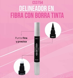 DELINEADOR EN FIBRA CON BORRA TINTA A PRUEBA DE AGUA- PINK 21 #CS 3754 - comprar online