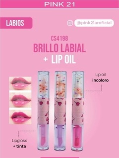 BRILLO LABIAL + ACEITE LABIAL / PINK 21#CS4198