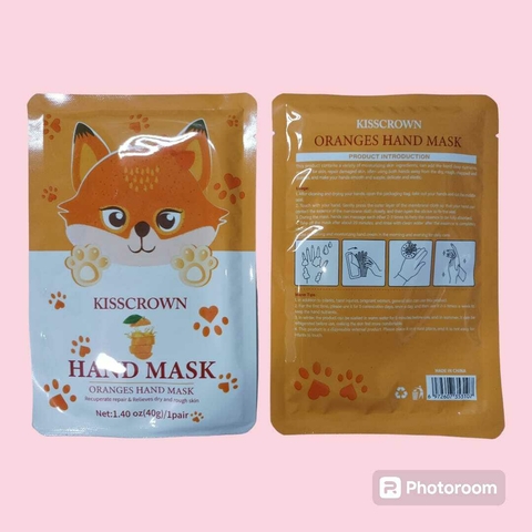 MASCARILLA DE MANO NARANJA KISSCROWN