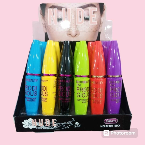 MASCARA PESTAÑAS WATERPOOF / NEW NUDE HUXIABEAUTY #M101-6HX