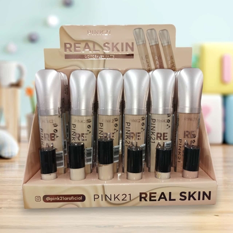 CORRECTOR FACIAL REAL SKIN / PINK 21 # CS4826