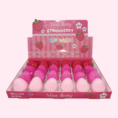 BALZAMO LABIAL AROMADO DE FRUTILLA STRAWBERRY / MISS BETTY #L1175