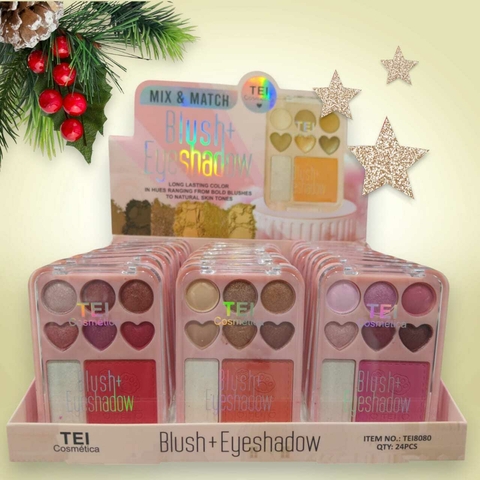 RUBOR + SOMBRA DE OJOS MIX & MATCH / TEI # 8080