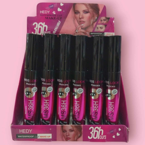 MASCARA DE PESTAÑAS WATERPROOF 36 HRS / HEDY BEAUTY # M507