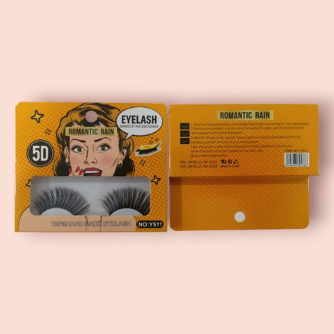 PESTAÑAS POSTIZAS 5D / ROMANTIC RAIN# Y511