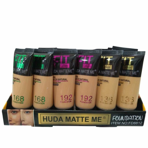 BASE LIQUIDA SKIN MATCH NATURAL / HUDA MATTE ME / # FD8812