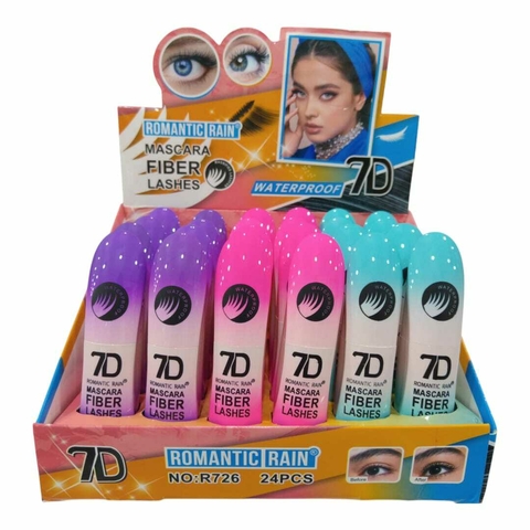 MASCARA DE PESTAÑAS 7D WATERPROOF / ROMANTI RAIN # R726
