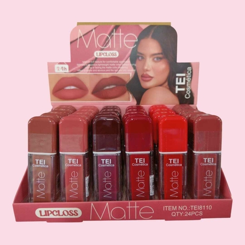 LABIAL LIQUIDO EFECTO MATTE 24HRS / TEI COMESTICAS # 8110