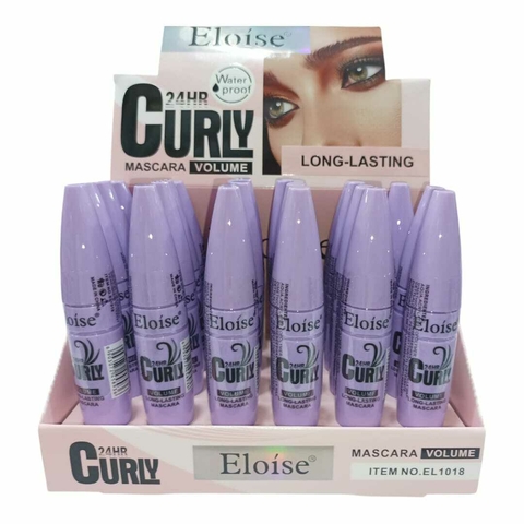 MASCARA RIMEL DE PESTAÑA CURLY 24HRS VOLUME / ELOISE APROBADO # EL1018
