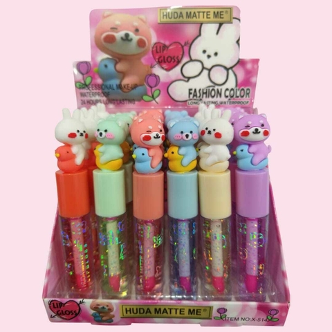 BRILLO LABIAL FASHION COLOR / HUDA MATTE ME # X-514