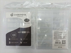 SOFT GEL TIPS ¨COFFIN CORTO ¨ LISTO PARA USAR 120PCS / CHERIMOYA # BH001244