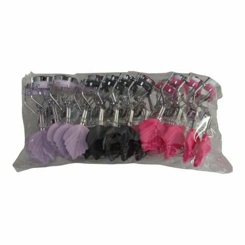 PAQUETE ARQUEADOR MANGO HOJA + PEINE 12 PCS 9984-9