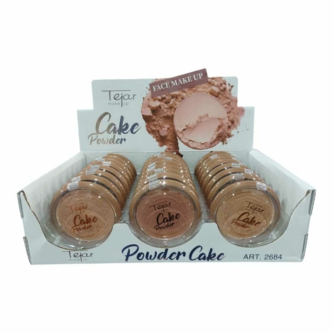 POLVO COMPACTO TONOS MEDIUM CAKE POWDER / TEJAR # ART 2684