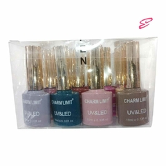 CAJAS DE ESMALTES UV CHARMLIMIT 12 PCS - tienda online