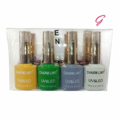 CAJAS DE ESMALTES UV CHARMLIMIT 12 PCS en internet