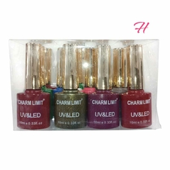CAJAS DE ESMALTES UV CHARMLIMIT 12 PCS - comprar online