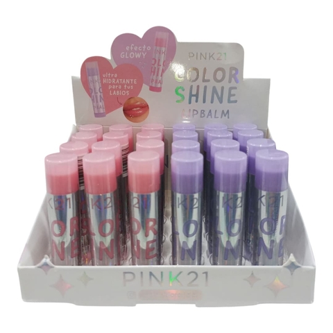 BALZAMO EN BARRA COLOR SHINE / PINK 21 # CS5184