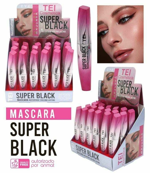 MASCARA RIMEL DE PESTAÑAS WATERPROOF 24H /TEI # 8204