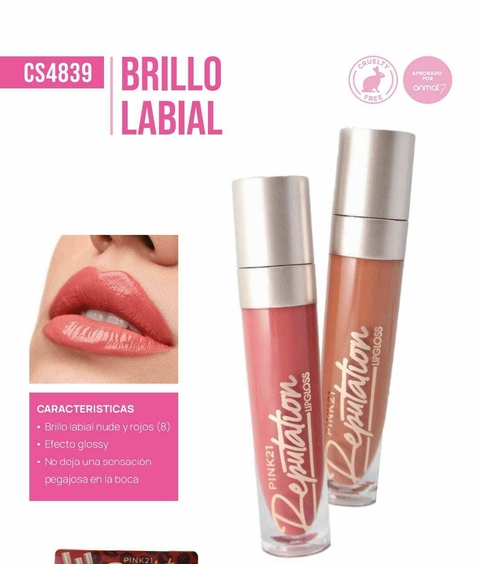 BRILLO LABIAL DEPUTATION / PINK 21 # CS4839