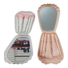 BROCHAS DE MAQUILLAJE X4U + ESPEJO/ ELOISE #HZS6139 - comprar online