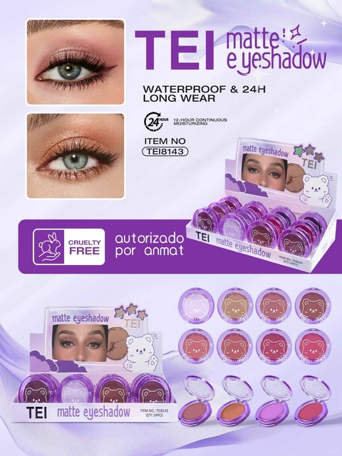 SOMBRA DE OJOS EFECTO MATTE / TEI # 8143