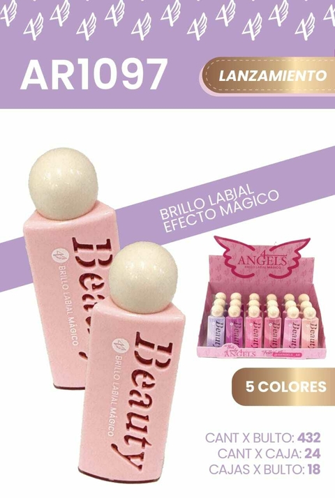 BRILLO LABIAL EFECTO MAGICO / 4 ANGELES # AR1097
