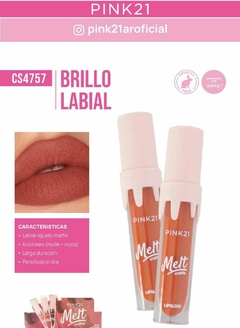 BRILLO LABIAL MELT MATTE / PINK 21 # CS4757
