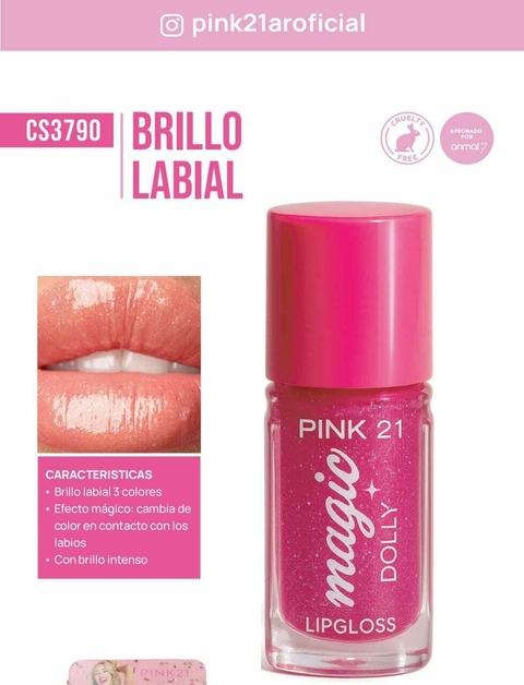 BRILLO LABIAL MAGIC DOLBY / PINK 21 # CS3790