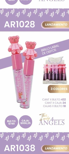 BRILLO LABIAL OSITO / 4 ANGELES # AR1028