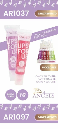 ACEITE LABIAL 6 FRUTALES / 4 ANGELES #AR1037