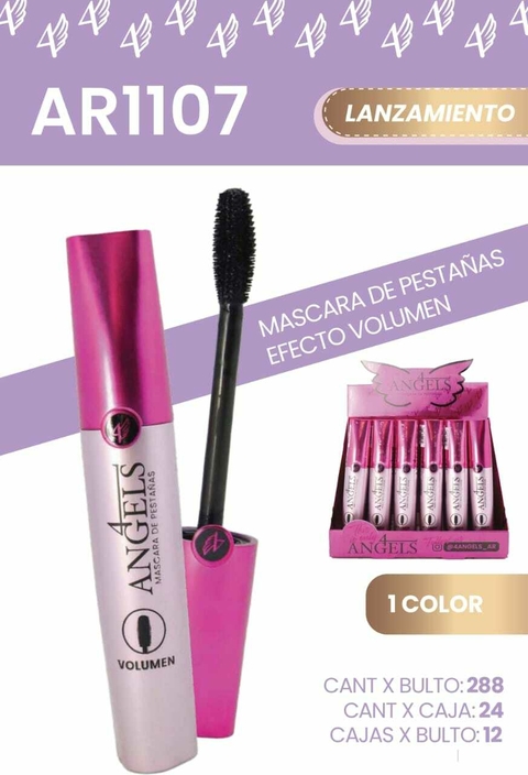 MASCARA DE PESTAÑA EXTRA VOLUMEN / 4 ANGELES # AR1107