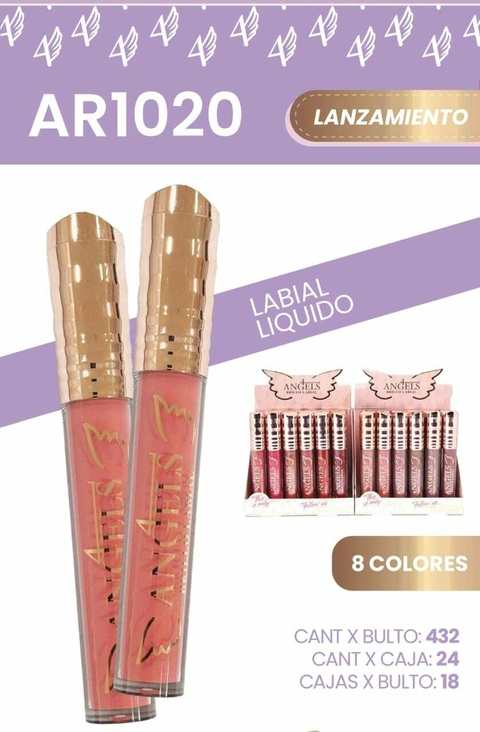 BRILLO LABIAL LIQUIDO / 4 ANGELES # AR1020