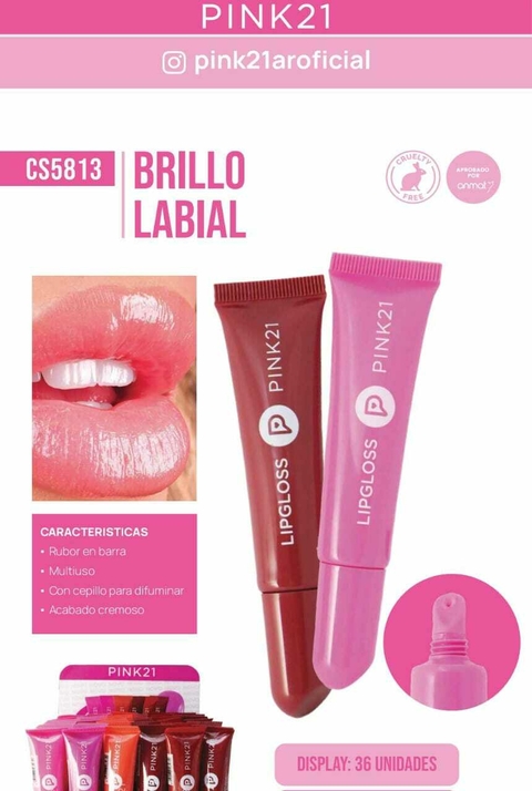 BRILLO LABIAL / PINK 21 # CS5813
