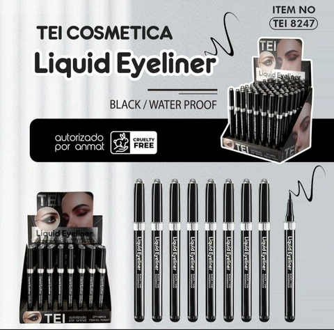 DELINEADOR NEGRO EN FIBRA WATERPROOF / TEI # 8247
